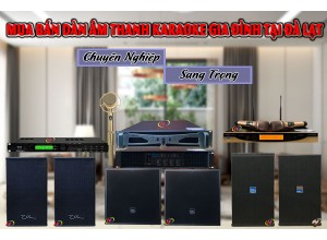 Mua bán dàn âm thanh karaoke gia đình tại Đà Lạt